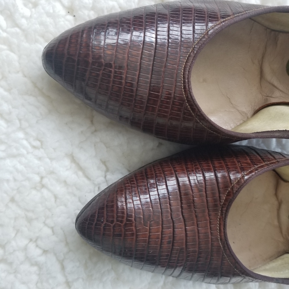 Eduardo Capalino Vintage Animal Skin Heels